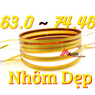 Vòng coil treble 72.2 va 74.46 dây nhôm dẹp
