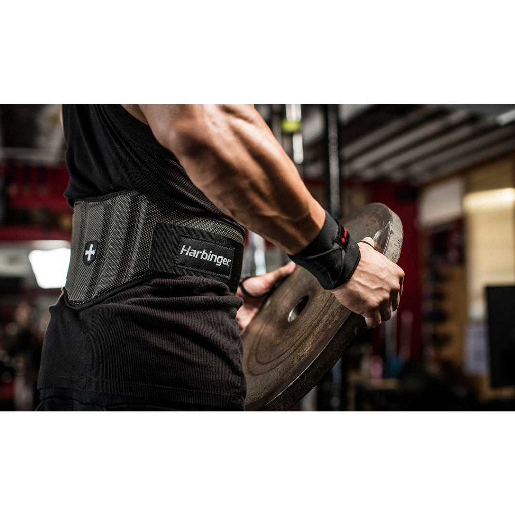 Đai lưng tập gym Harbinger FirmFit Contour Belt, 7'5 inch - Gymstore giúp giữ tư thế đúng và tăng sức mạnh khi tập
