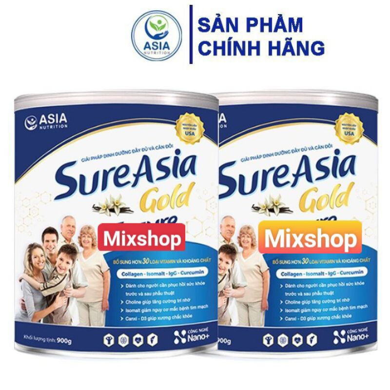Sữa Sure Asia Gold 900g của Cty Asia Nutrition chính hãng
