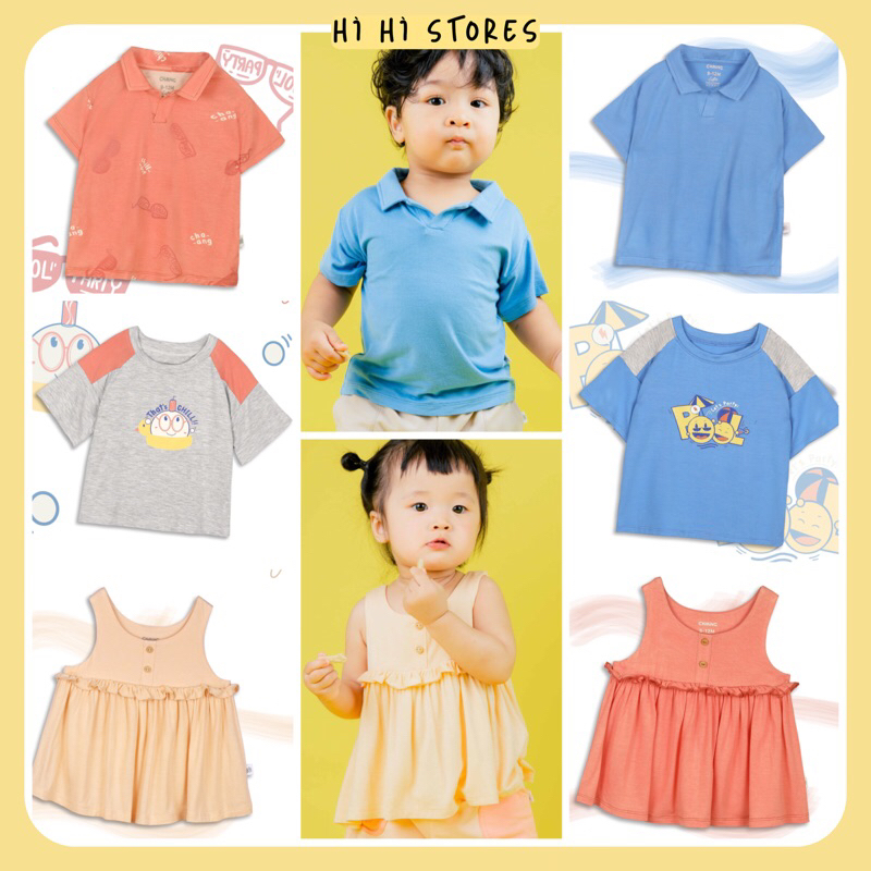 Chaang áo phông cotton bé trai bé gái SS23 hihistores