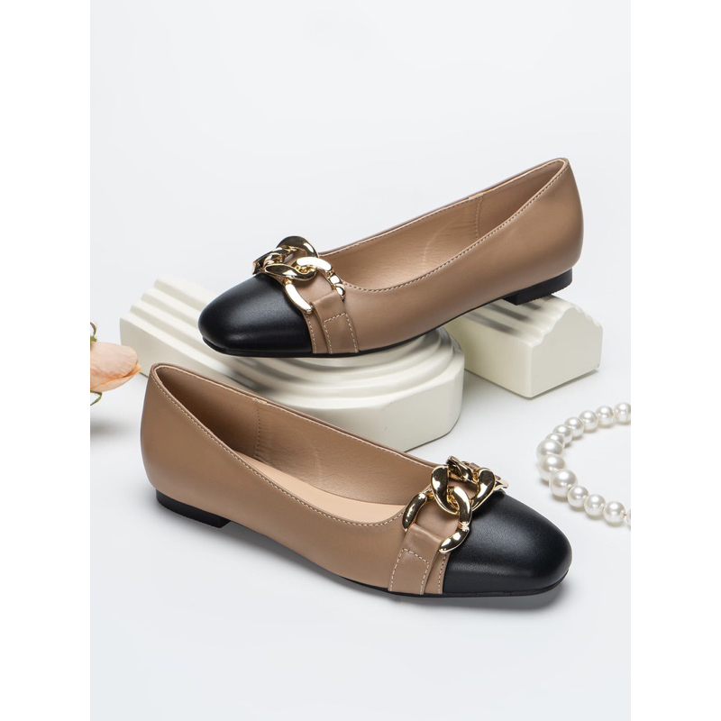 Giày bệt nữ đính chuỗi