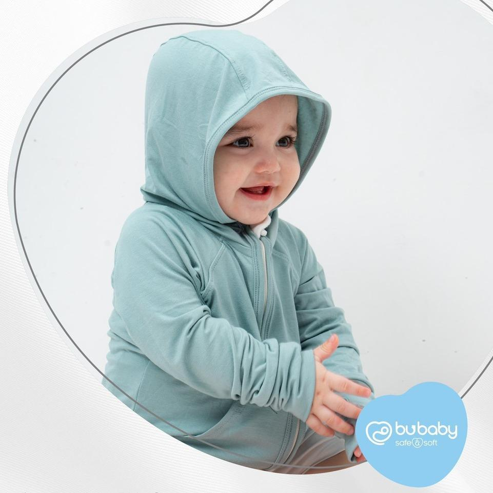 Bubaby Áo chống nắng đa năng 4S khóa giữa Bambus