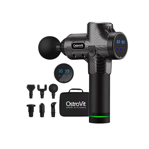 Máy massage cầm tay OstroVit Massage Gun OMG-01 cao cấp, chính hãng, giúp giãn cơ bắp - Gymstore