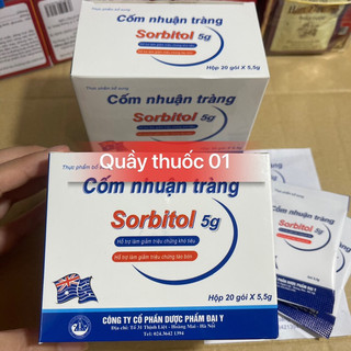 Cốm nhuận tràng Sorbitol 5g - Hỗ trợ làm giảm triệu chứng khó tiêu, táo bón
