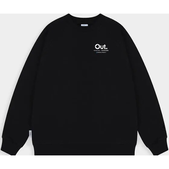 ￼Áo Sweater Outerity Collection TÉ / Màu Đen - ASO3001