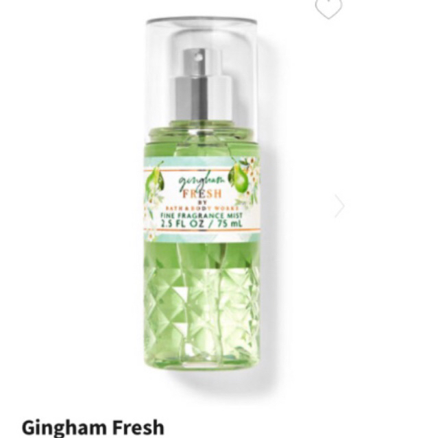 Xịt thơm toàn thân mini của bath and body works Gingham Fresh (75ml)