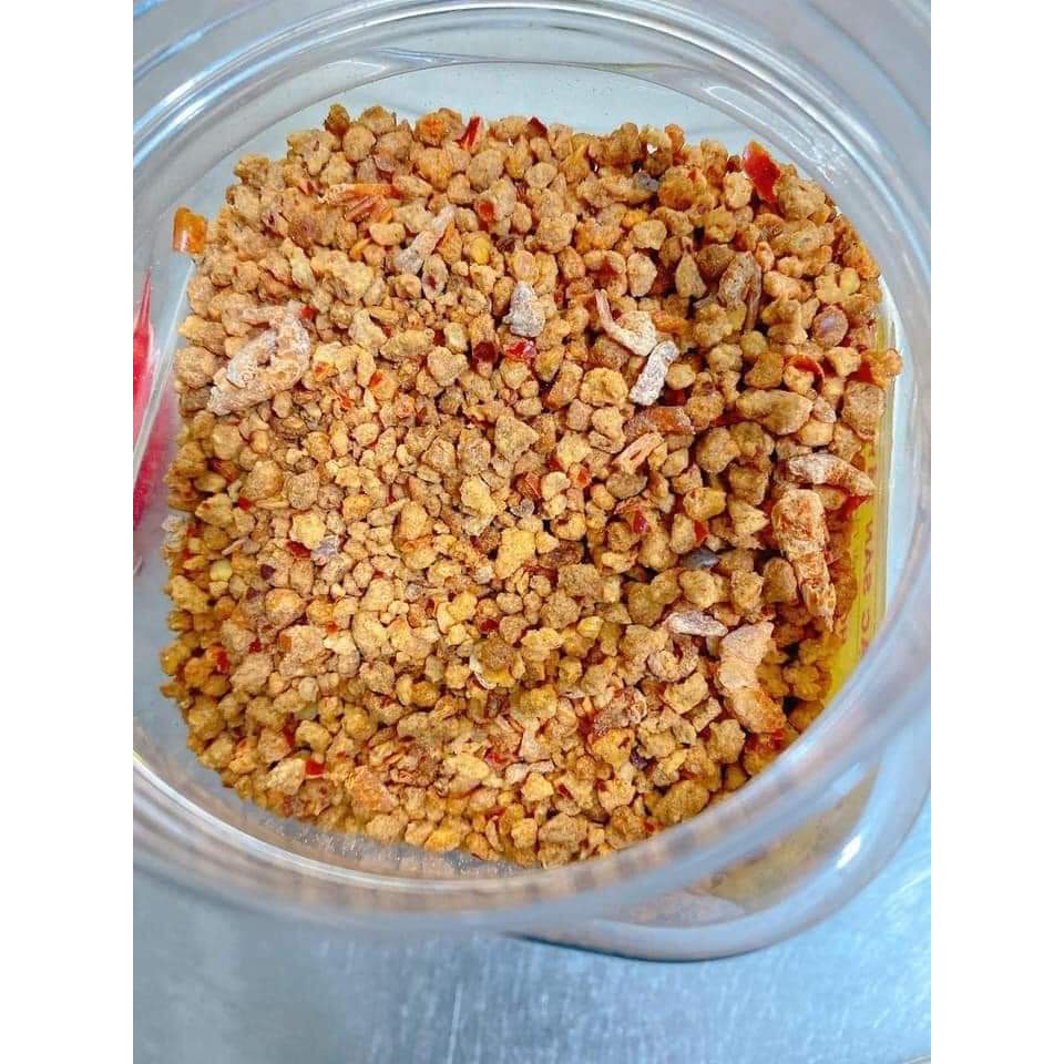 Muối tôm Tây Ninh 500g hạt to chấm hoa quả cóc, ổi, mận...siêu ngon