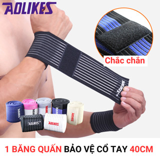 Băng Quấn Cổ Tay Aolikes, Băng Quấn Đầu Gối Đa Năng Bảo Vệ Khi Chơi Thể Thao, Tập Gym
