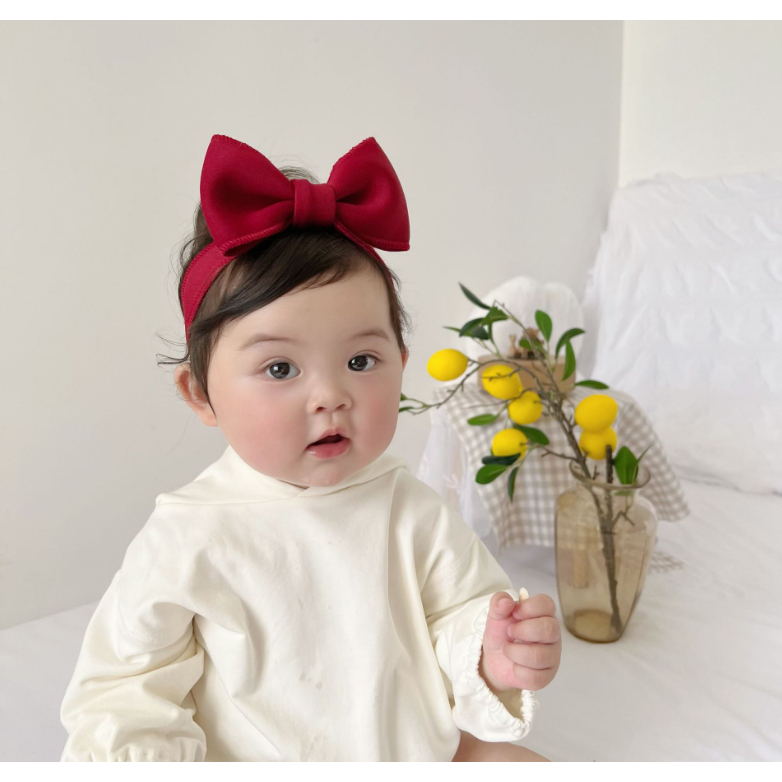 Băng đô, turban cho bé gái từ sơ sinh hình tai thỏ có thể điều chỉnh độ rộng