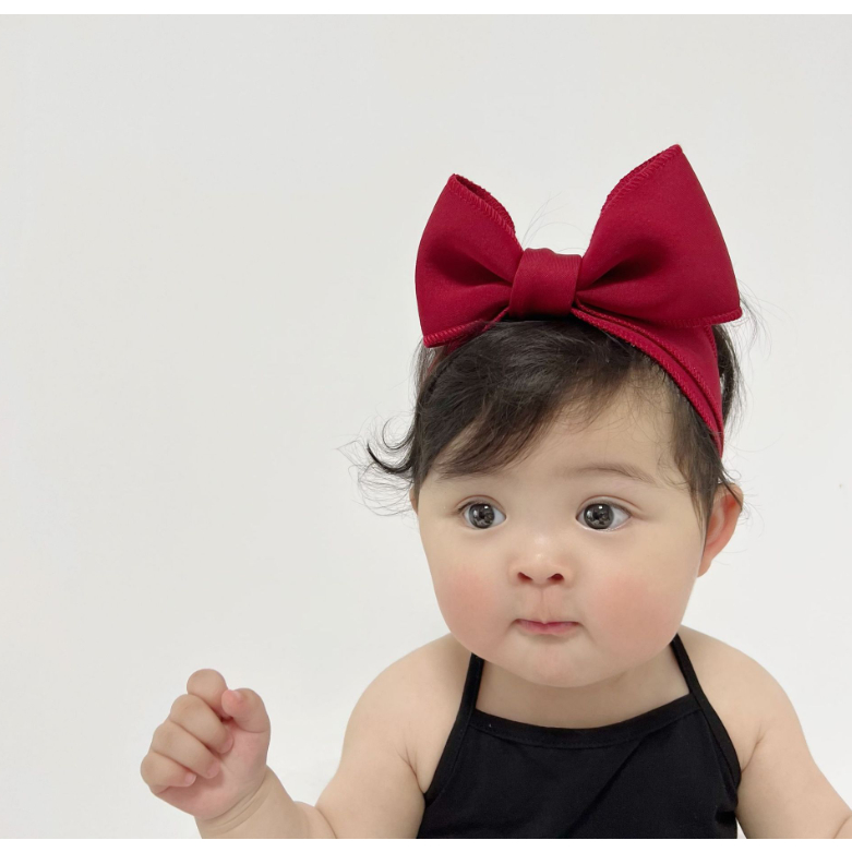 Băng đô, turban cho bé gái từ sơ sinh hình tai thỏ có thể điều chỉnh độ rộng