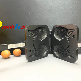 Khuôn Bánh Cá TAIYAKY Chống Dính - Khuôn Bánh Nướng Hình Cá 3D sắc nét. Dụng cụ làm bánh Nướng và các loại truyền thống