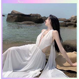 Đầm maxi đi biển sexy quyến rũ thời trang nữ
