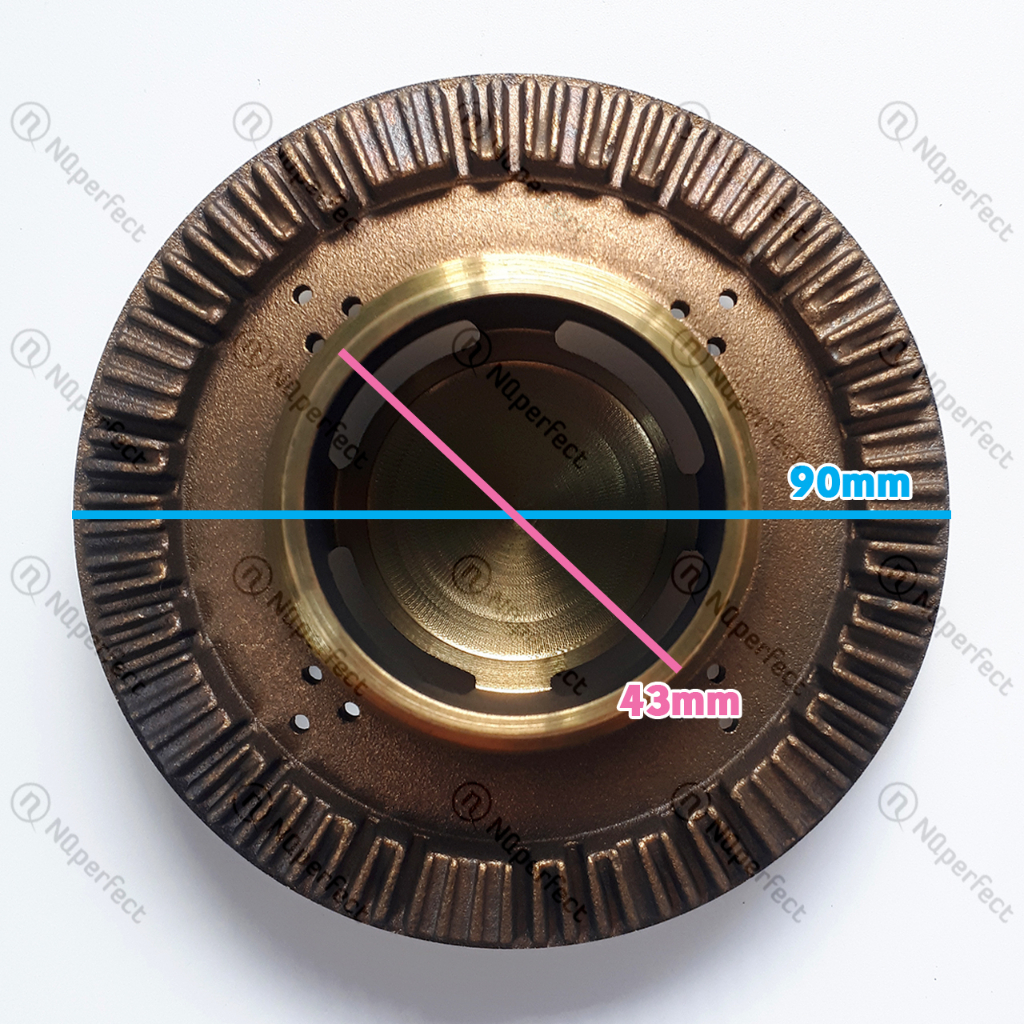 Họng Đầu đốt/ Ống điếu chia lửa Φ80/90/100 bếp gas dương Kangaroo KG350, KG503, KG506, KG50, KG513, KG515.. chính hãng