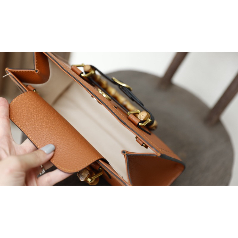 Túi xách quai trúc dáng ngang full2box đẹp kèm 2 quai thiết kế đẹp sang W366-25