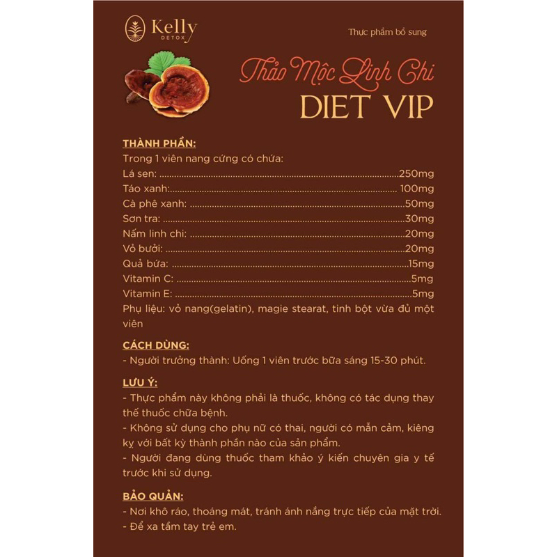 DIET VIP GIẢM CÂN DẠNG VIÊN DIET VIP