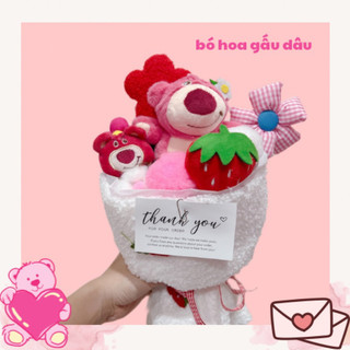 Bó hoa gấu dâu