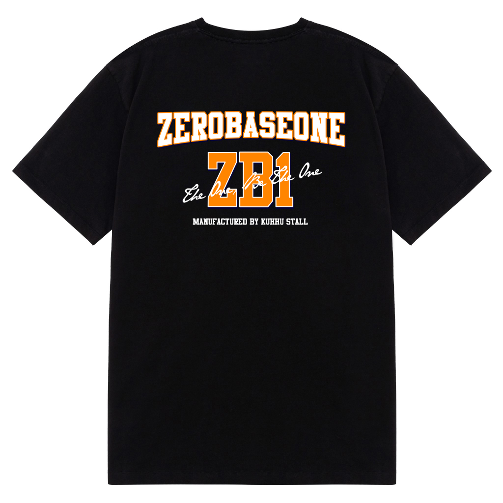 ZEROBASEONE TEE - Áo thun ZB1 unisex oversize 4 màu đen/trắng/be/xanh đậm
