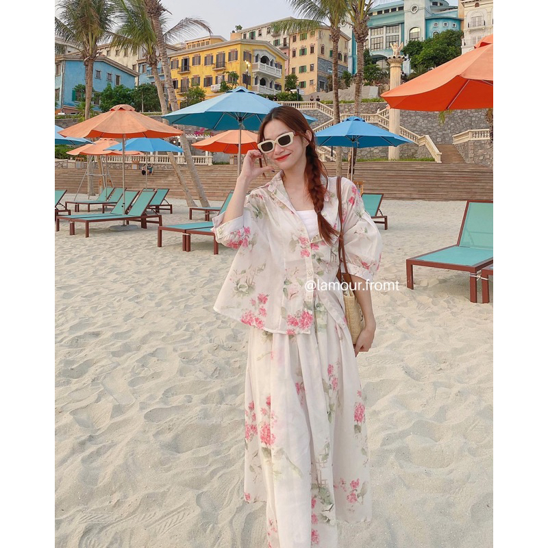 𝐅𝐥𝐨𝐰𝐞𝐫 𝐒𝐞𝐭 - Set Sơmi Hoa