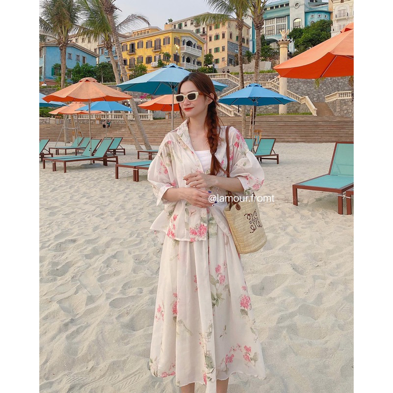 𝐅𝐥𝐨𝐰𝐞𝐫 𝐒𝐞𝐭 - Set Sơmi Hoa