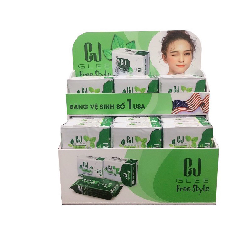 ☄️Combo Tặng TB☄️Băng vệ sinh Tổng hợp GLEE, Notime USA Siêu thoáng, thấm hút