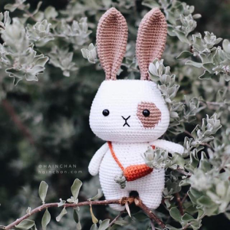 Thú bông chân ngắn len handmade