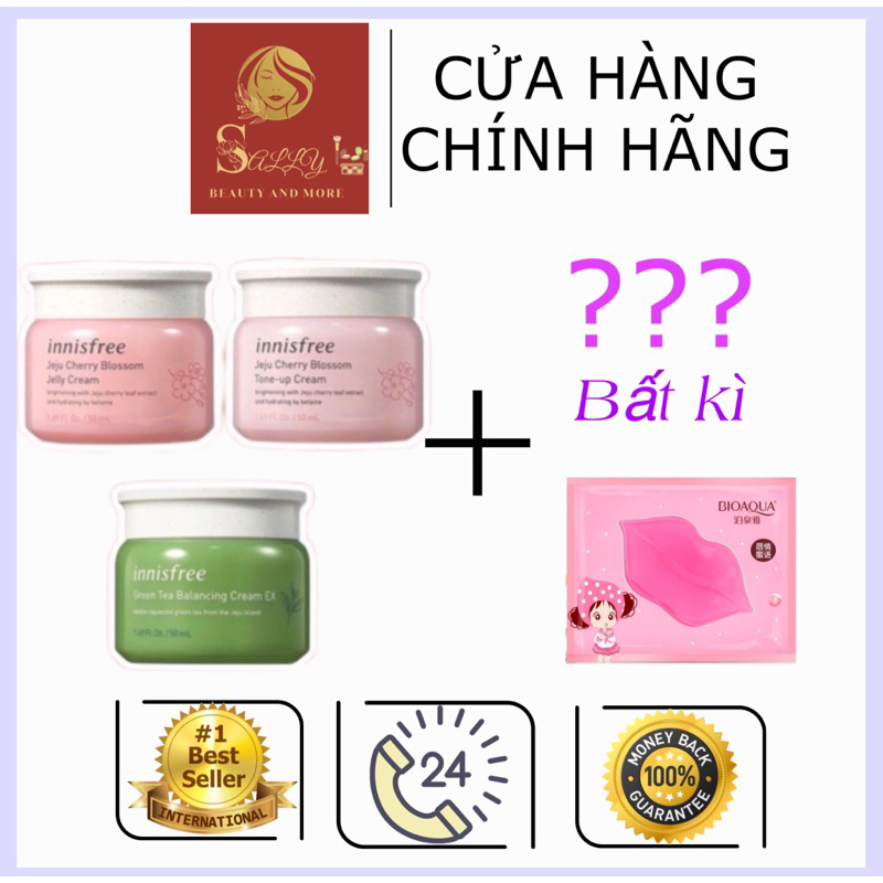 Kem Dưỡng Trắng Da Innisfree Chiết Xuất Hoa Anh Đào Jeju Cherry Blossom