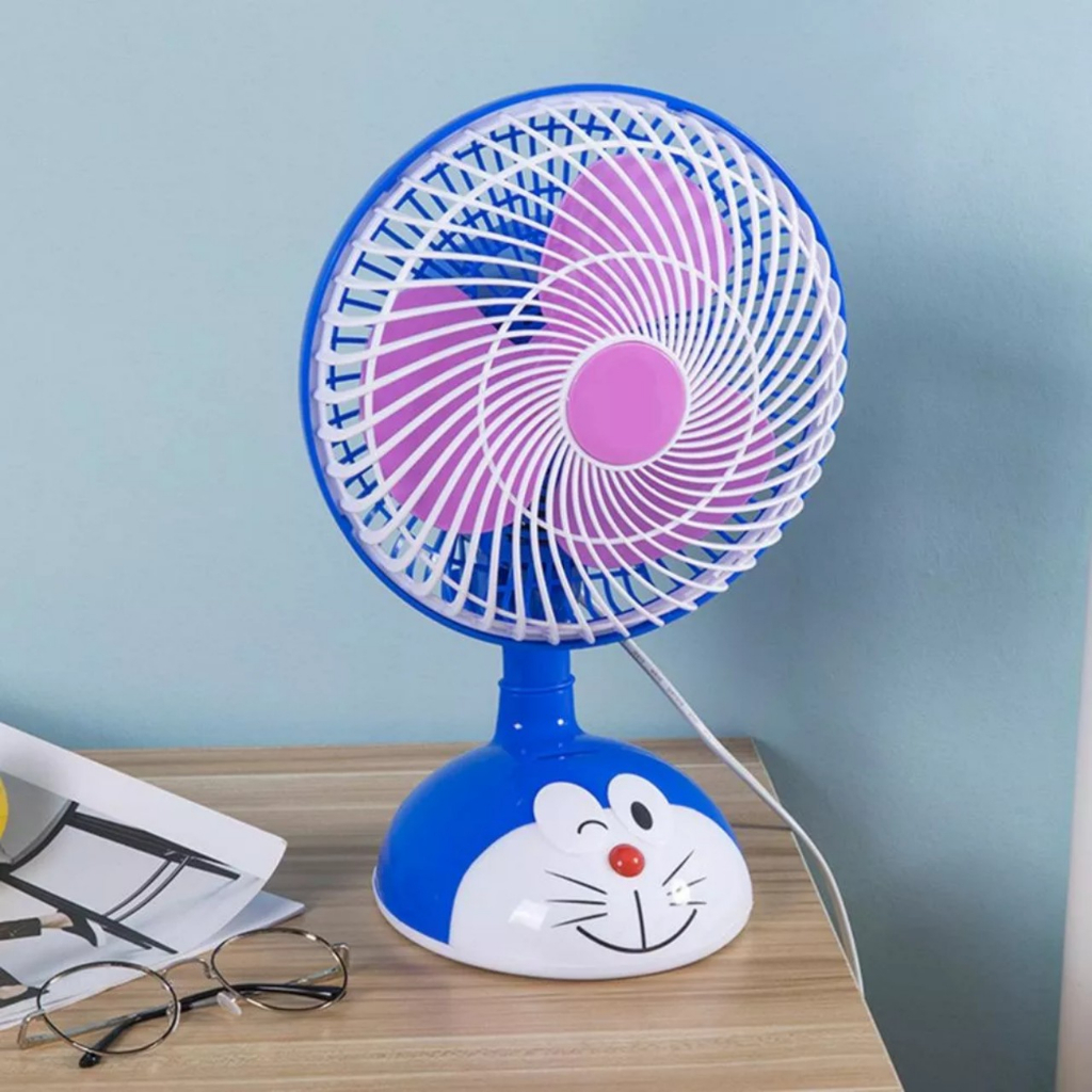 Quạt cắm điện hình thú xoay 180 độ 3 tốc độ gió cực mát