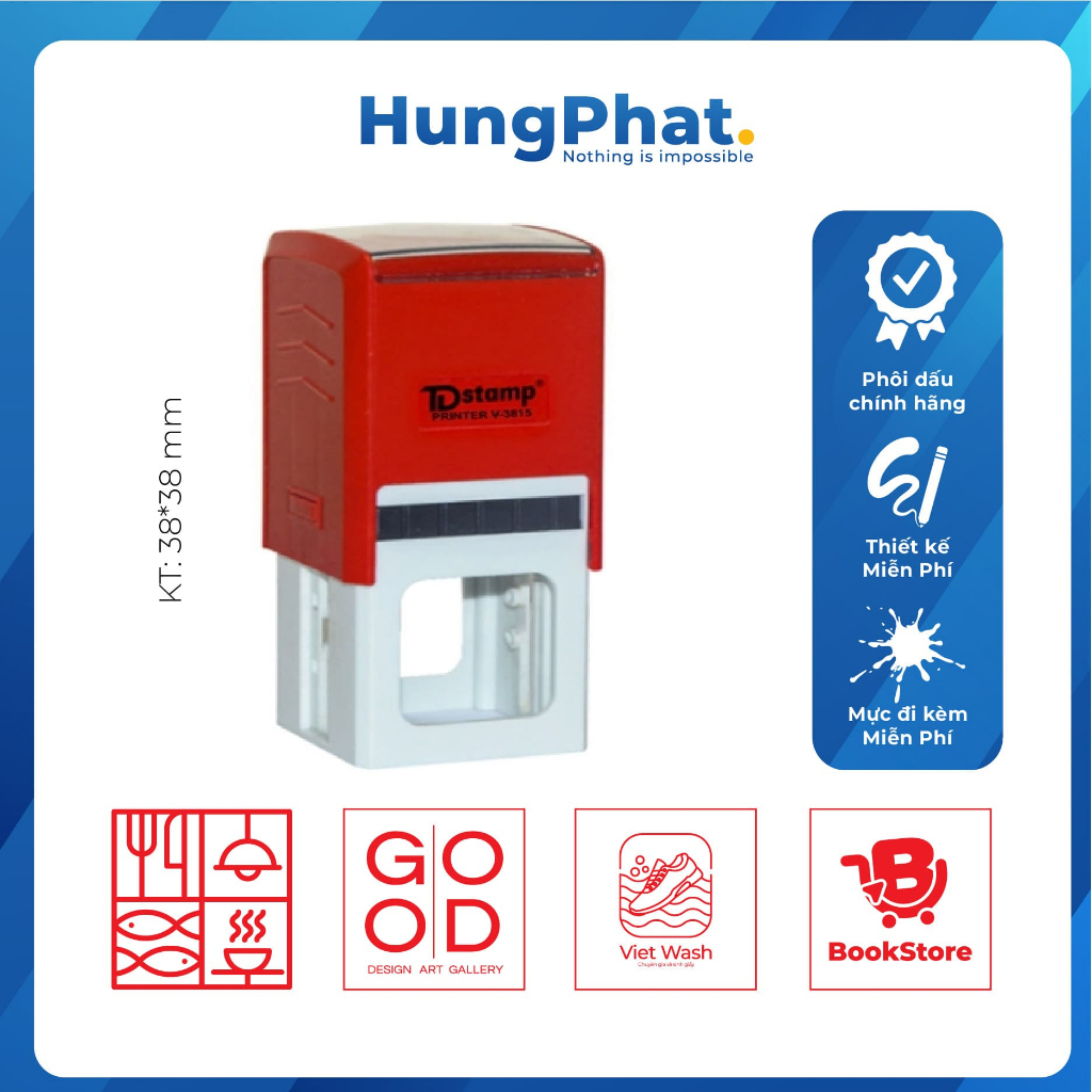 Con Dấu Vuông Logo, Thiết Kế Logo Con Dấu Theo Yêu Cầu