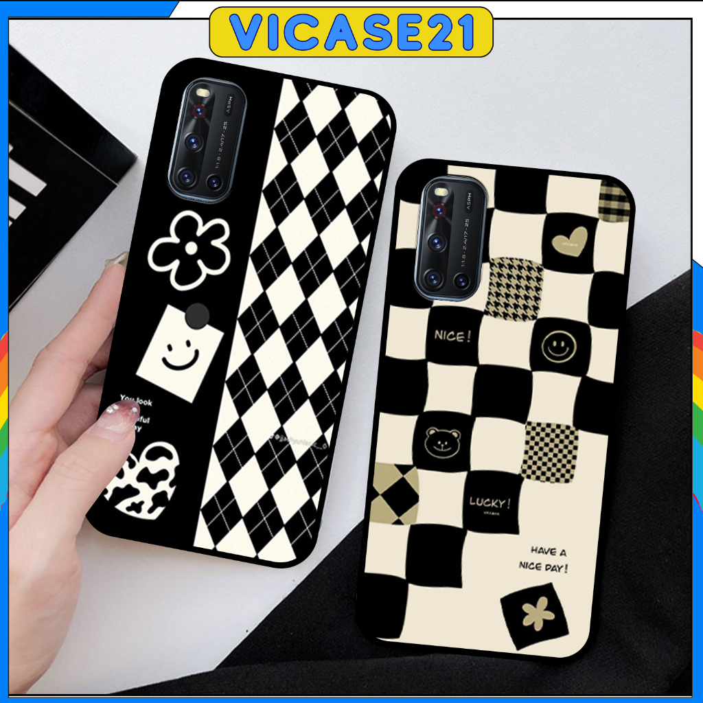 Ốp Điện Thoại Vivo V19 thương hiệu cao cấp, caro, thời trang