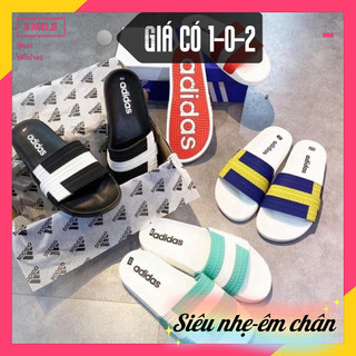 Dép ADIDAS họa tiết chữ thập dép quai ngang thời trang nam nữ