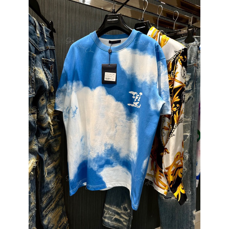 Áo thun - Louis Vuitton - LV mây Blue Sky rap việt mùa 1
