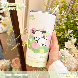 Ly giữ nhiệt cao cấp Flowers Spring 600ml