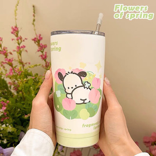 Ly giữ nhiệt cao cấp Flowers Spring 600ml