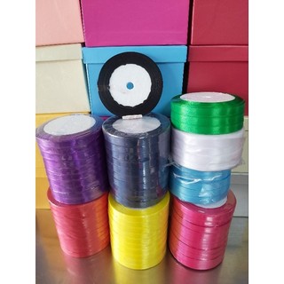 Cuộn ruy băng lụa 1 cm đủ màu