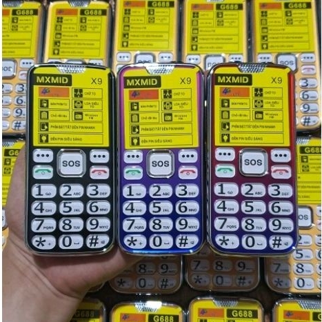 Điện Thoại Người Cao Tuổi, Điện Thoại Người Già 4G Loa To, Chữ To, Pin Khỏe Bảo Hành 12 Tháng