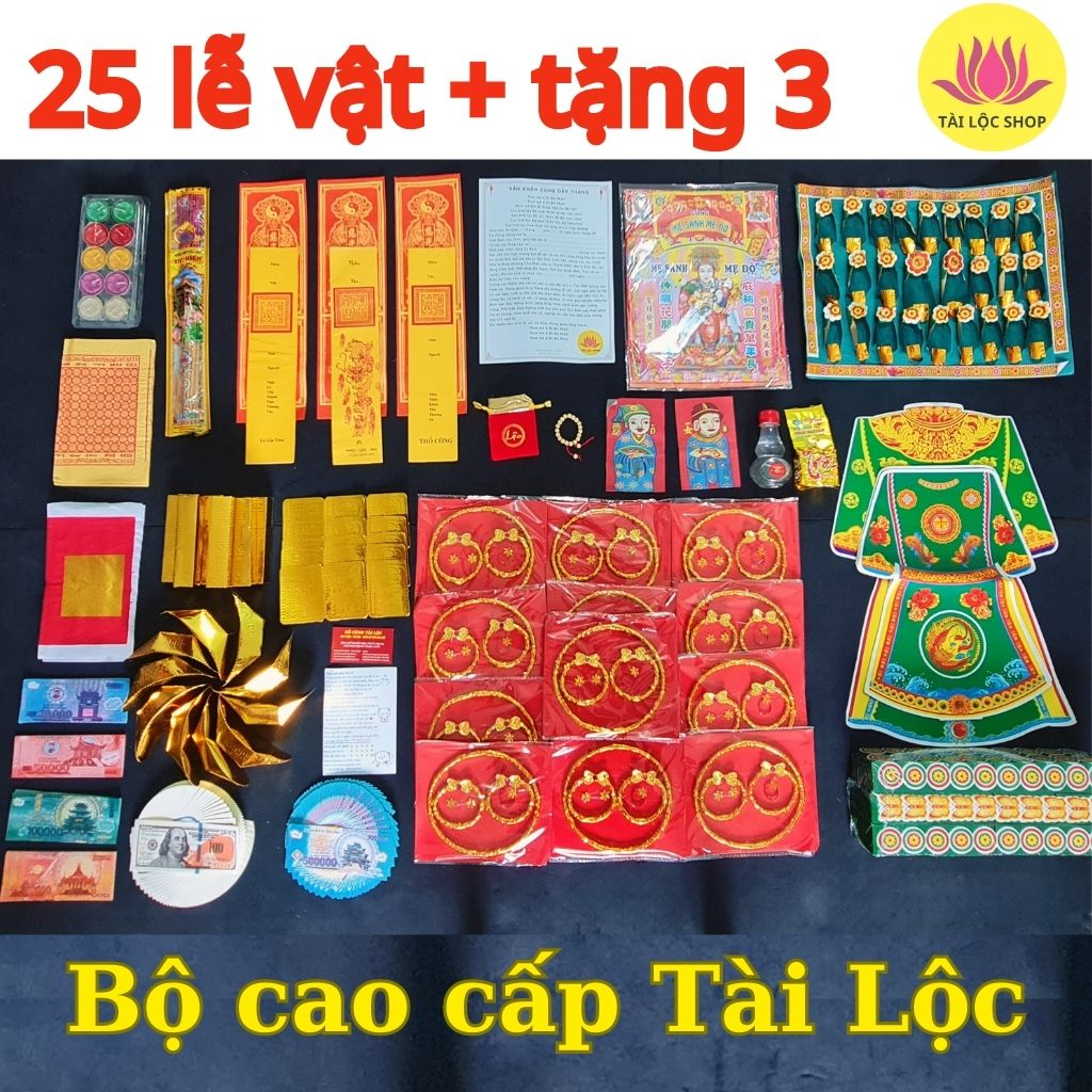 Bộ đồ cúng thôi nôi cúng mụ đầy đủ 25 món lễ vật chuẩn TÀI LỘC ,cúng đầy tháng bé trai bé gái.