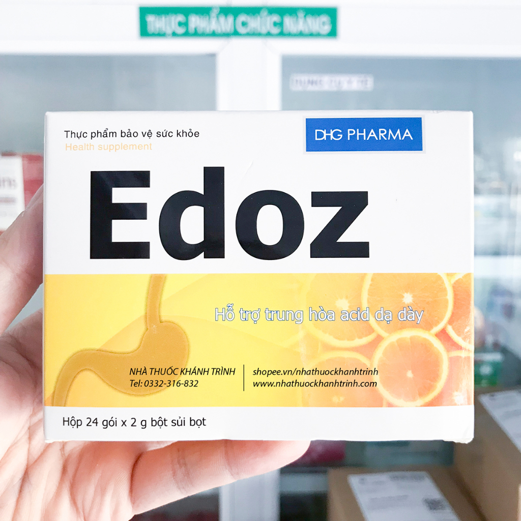 Bột sủi Edoz giảm đau NHANH do loét dạ dày