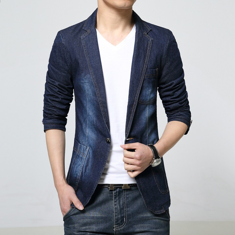 Vest nam Áo vest bò nam tay lỡ chất liệu vải Jean cao cấp it nhăn, it nhàu Kiểu dáng trẻ trung năng động ôm body T17
