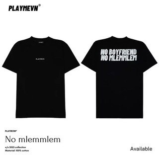 Áo phông play me " no boy friend no mlem mlem" chất lượng 1:1 , áo phông play me cao cấp