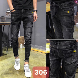 (Xưởng chuyên sỉ) quần jean nam xám than wash bạc D306