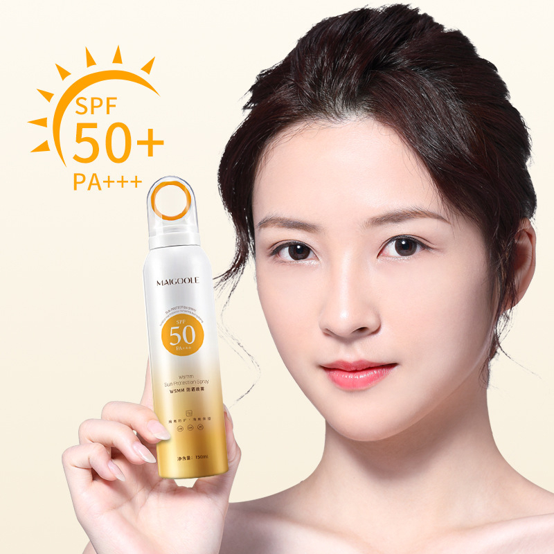 Bình xịt chống nắng Maigoole SPF50 chai 150ml chính hãng - Chống nắng body, dưỡng trắng nâng tông