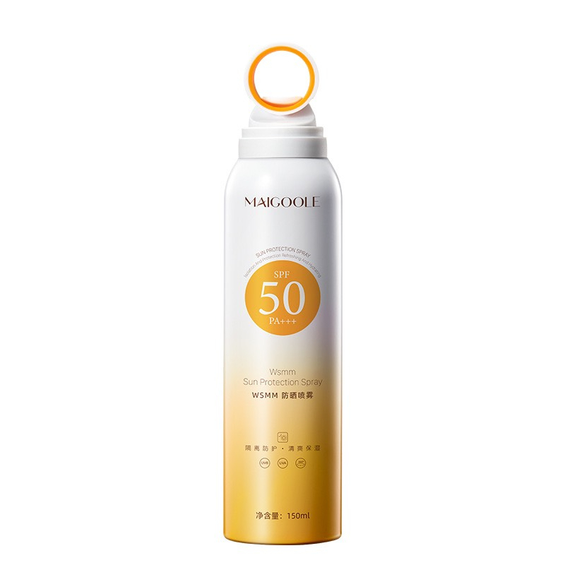 Bình xịt chống nắng Maigoole SPF50 chai 150ml chính hãng - Chống nắng body, dưỡng trắng nâng tông