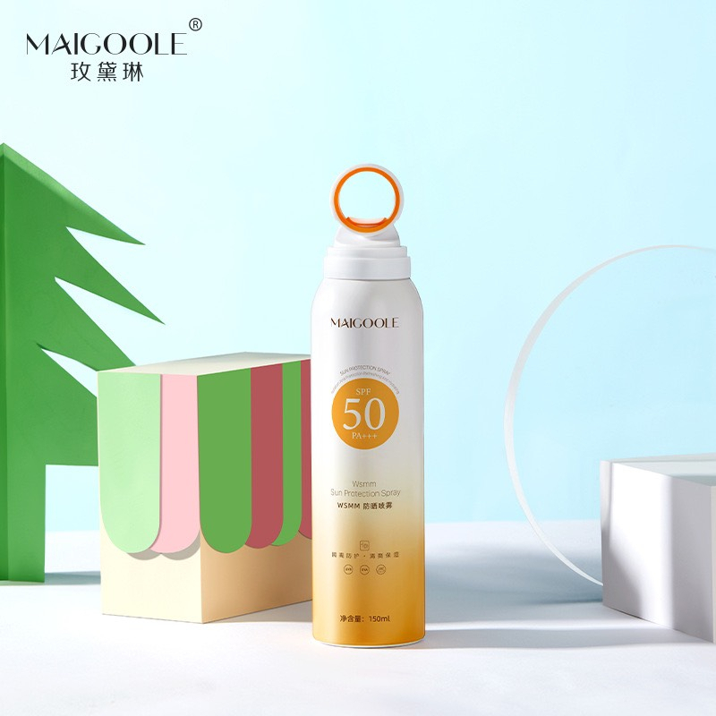 Bình xịt chống nắng Maigoole SPF50 chai 150ml chính hãng - Chống nắng body, dưỡng trắng nâng tông