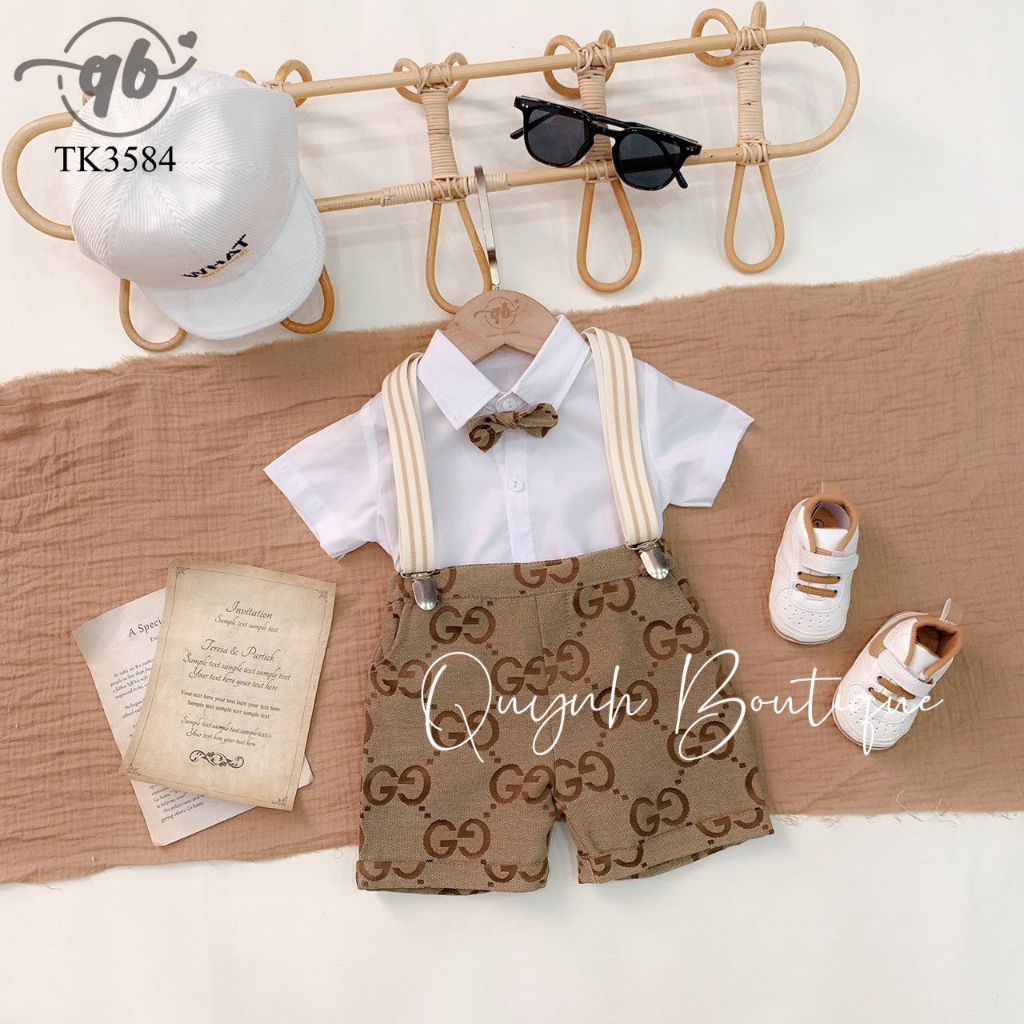 Yếm Công Tử LV,GC Bé Trai-Quỳnh Boutique