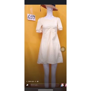 đầm Thun vàng size S/M. S697