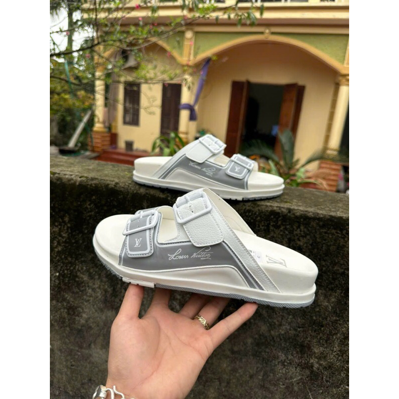 Dép Lê 2 Quai Ngang Khoá Cài Đế Cao Trẻ Trung Tôn Dáng Siêu Hot 2023