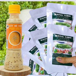 Rong Nho 1kg/10 gói - Tặng 1 Chai Mè 180.ml