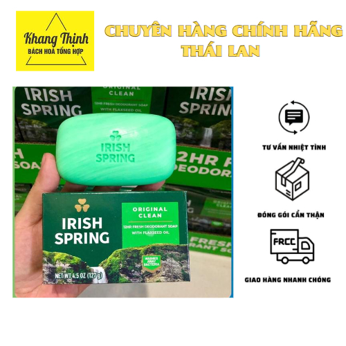 XÀ BÔNG IRISH SPRING ORIGINAL CLEAN MỸ 113G
