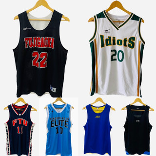 Áo thun bóng rổ nam nữ nhật secondhand, áo thể thao không tay 2hand mùa hè unisex