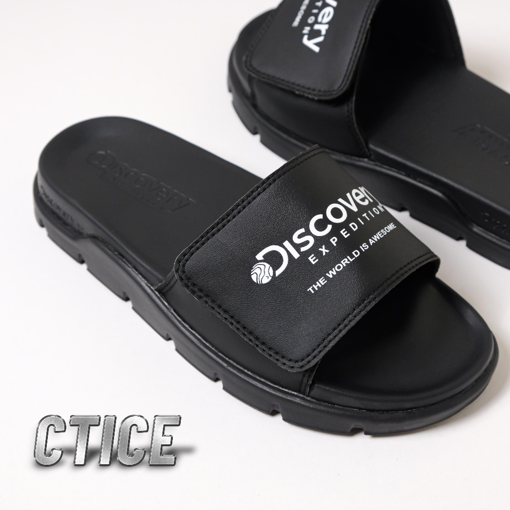 Dép Discoverryy Expedition Brick quai dán xé cho nam và nữ, dép quai ngang đế cao chống trơn trượt - Ctice